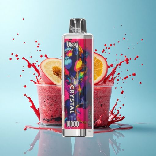 Uwin Crystal 10000 Puffs Плод на страста лед с RGB светлини и 18ml течност