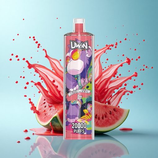 Uwin Shisha Hookah Crystal 20000 Puffs Диня Лед 22ml Mesh Coil