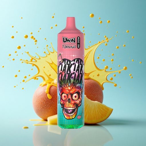 Uwin Tornado 35K Music Puffs Праскова Манго Ананас с 5% Никотин и 600mAh Батерия