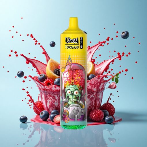 Uwin Tornado 35K Music Puffs Смесени горски плодове с 5% никотин и Type-C зареждане