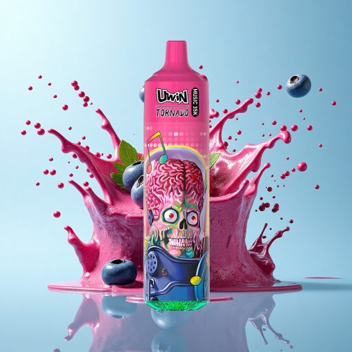 Uwin Tornado 35K Music Puffs Боровинка Малина 600mAh Мрежов 1.0 Ohm