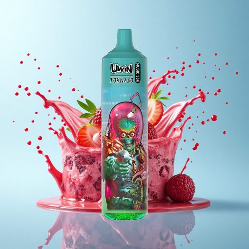 Uwin Tornado 35K Music Puffs Ягода Леден Тип-C 600mAh Мрежа