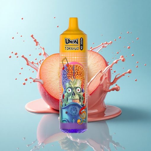 Uwin Tornado 35K Music Puffs Лятна Праскова Лед с Мрежева Намотка и Тип-C